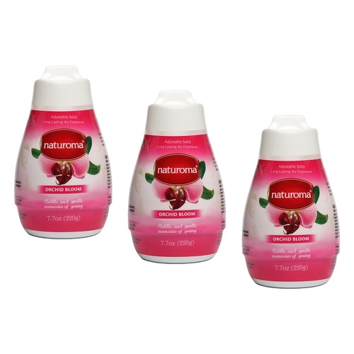 Naturoma Air Freshener Solid Gel Orchid Bloom 220g Pack of 3