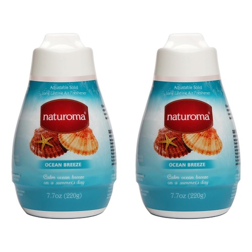 Naturoma Air Freshener Solid Gel Ocean Breeze 220g Pack of 2