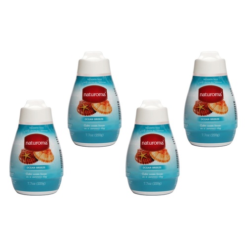 Naturoma Air Freshener Solid Gel Ocean Breeze 220g Pack of 4