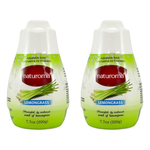 Naturoma Air Freshener Solid Gel Lemongrass 220g Pack of 2