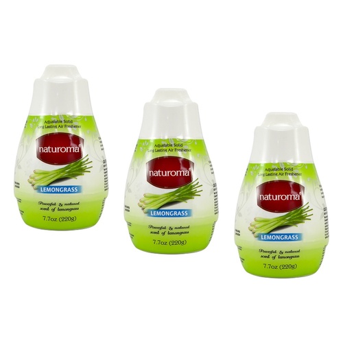 Naturoma Air Freshener Solid Gel Lemongrass 220g Pack of 3