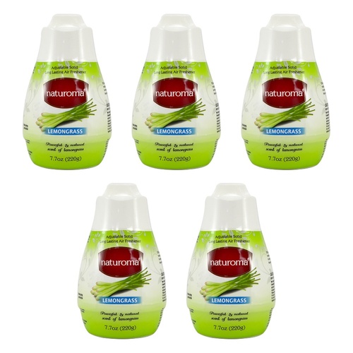 Naturoma Air Freshener Solid Gel Lemongrass 220g Pack of 5