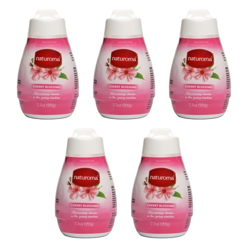Naturoma Air Freshener Solid Gel Cherry Blossoms 220g Pack of 5