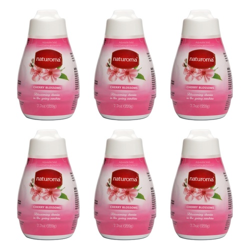 Naturoma Air Freshener Solid Gel Cherry Blossoms 220g Pack of 6
