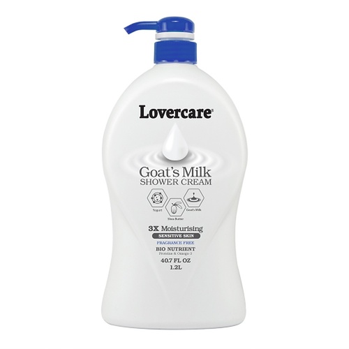 Lovercare Goat's Milk Shower Cream Sensitive Skin 1.2L