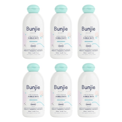 Bunjie Baby Bubble Bath 500mL Pack of 6