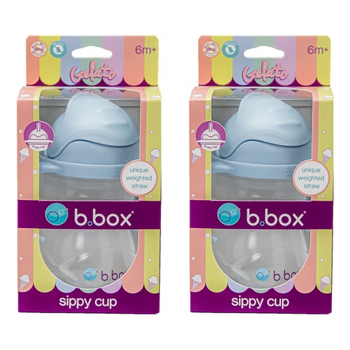 B.Box Sippy Cup Bubblegum 240mL Pack of 2