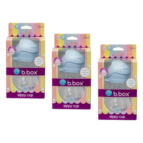 B.Box Sippy Cup Bubblegum 240mL Pack of 3