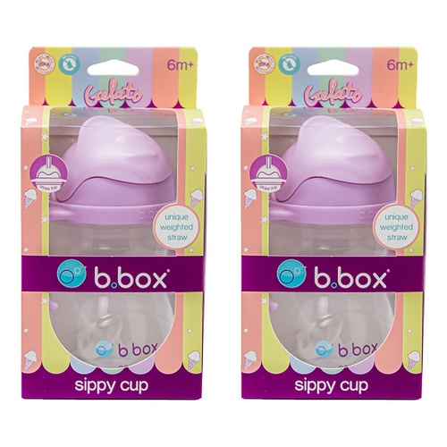 B.Box Sippy Cup Boysenberry 240mL Pack of 2