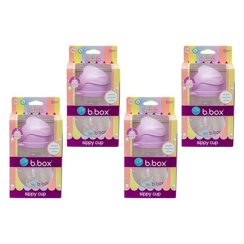 B.Box Sippy Cup Boysenberry 240mL Pack of 4