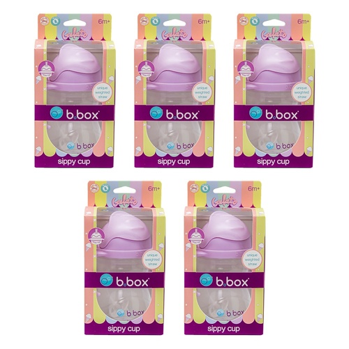 B.Box Sippy Cup Boysenberry 240mL Pack of 5
