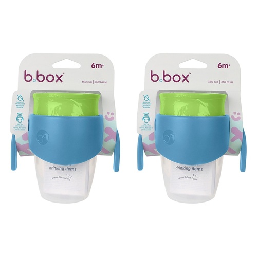 B.Box 360 Cup Ocean Breeze 6m+ Pack of 2