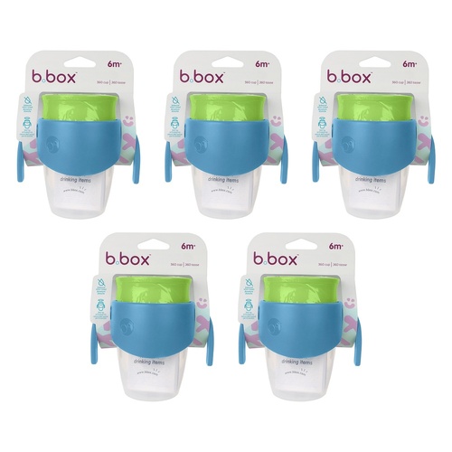 B.Box 360 Cup Ocean Breeze 6m+ Pack of 5