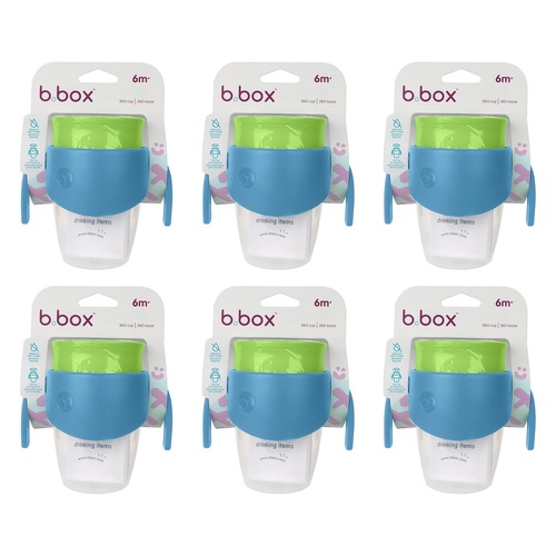 B.Box 360 Cup Ocean Breeze 6m+ Pack of 6