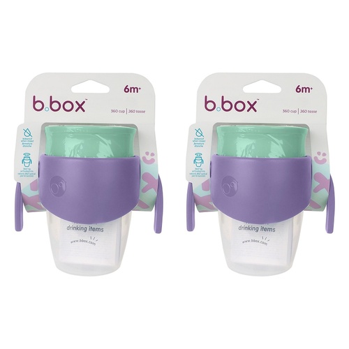 B.Box 360 Cup Lilac Pop 6m+ Pack of 2