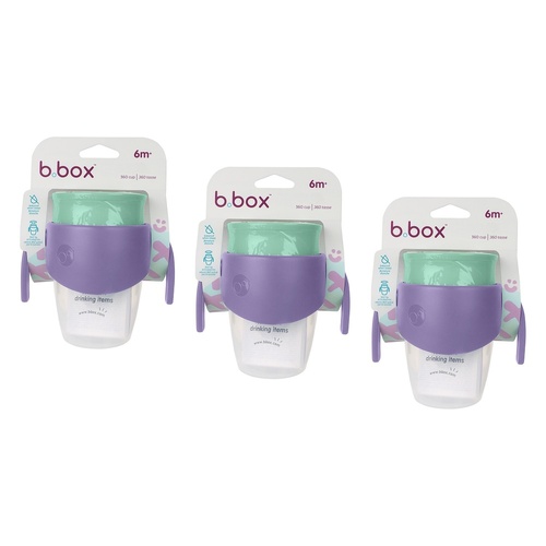 B.Box 360 Cup Lilac Pop 6m+ Pack of 3