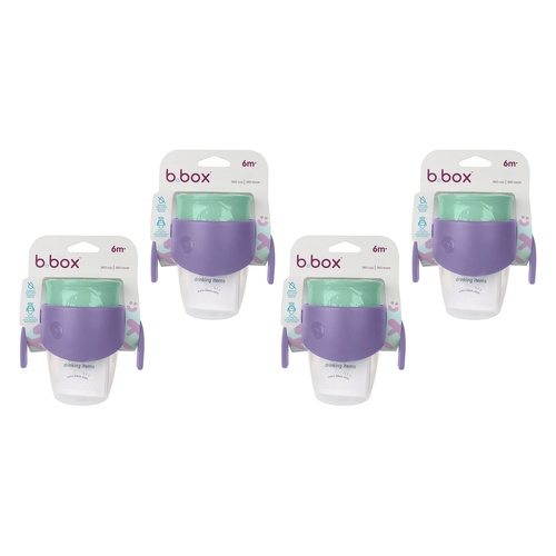 B.Box 360 Cup Lilac Pop 6m+ Pack of 4