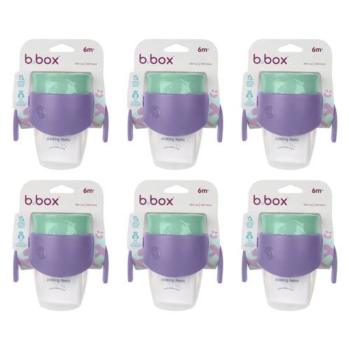 B.Box 360 Cup Lilac Pop 6m+ Pack of 6