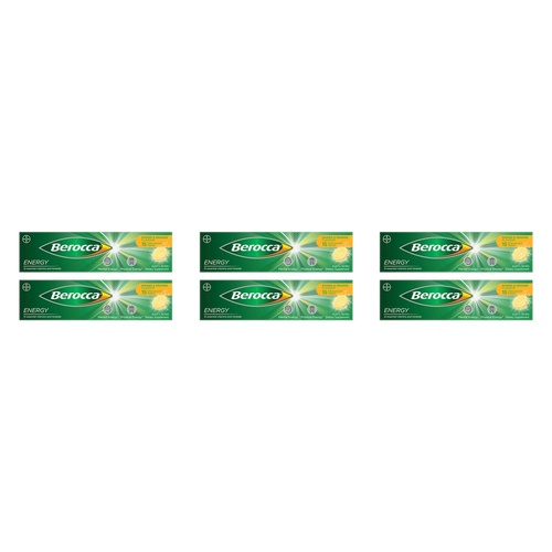 Berocca Energy Mango & Orange Flavour 15 Tablets Pack of 6