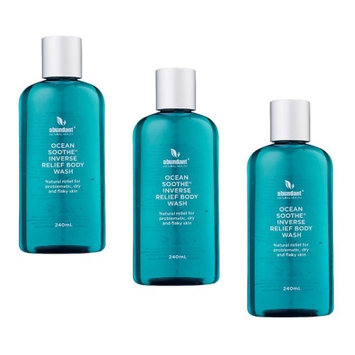 Abundant Natural Health Ocean Soothe Body Wash 240mL Pack of 3