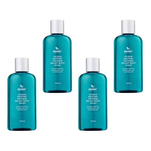 Abundant Natural Health Ocean Soothe Body Wash 240mL Pack of 4