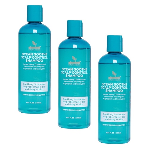 Abundant Natural Health Ocean Soothe Shampoo 300mL Pack of 3