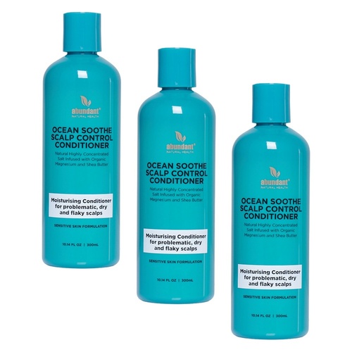 Abundant Natural Health Ocean Soothe Conditioner 300mL Pack of 3