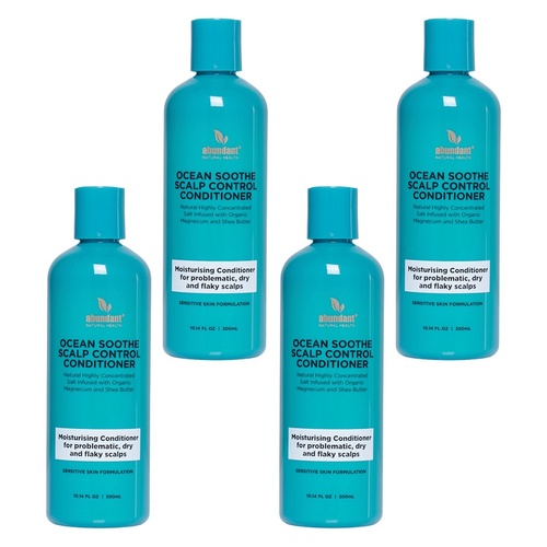 Abundant Natural Health Ocean Soothe Conditioner 300mL Pack of 4