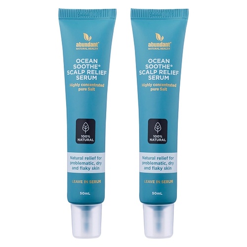 Abundant Natural Health Ocean Soothe Scalp Relief Serum 50mL Pack of 2