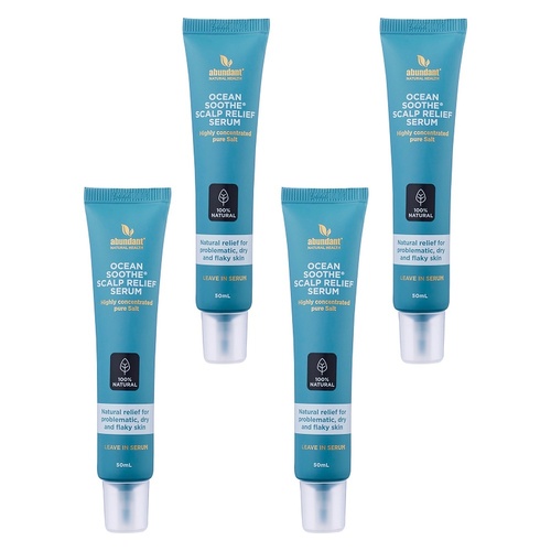 Abundant Natural Health Ocean Soothe Scalp Relief Serum 50mL Pack of 4