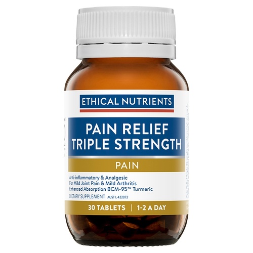 Ethical Nutrients Pain Relief Triple Strength 30 Tablets