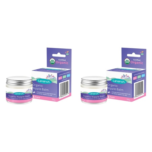 Lansinoh Organic Nipple Balm 56g Pack of 2