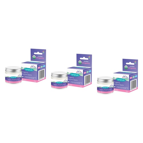 Lansinoh Organic Nipple Balm 56g Pack of 3