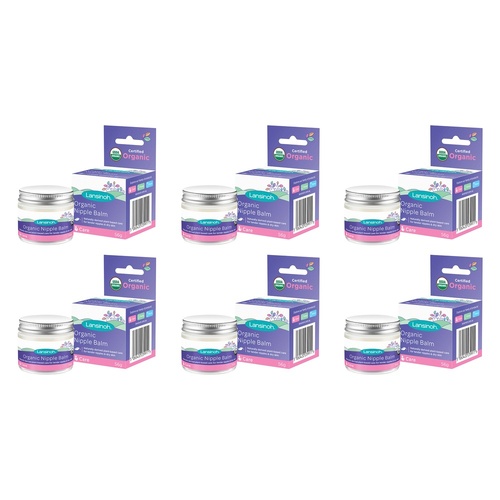 Lansinoh Organic Nipple Balm 56g Pack of 6