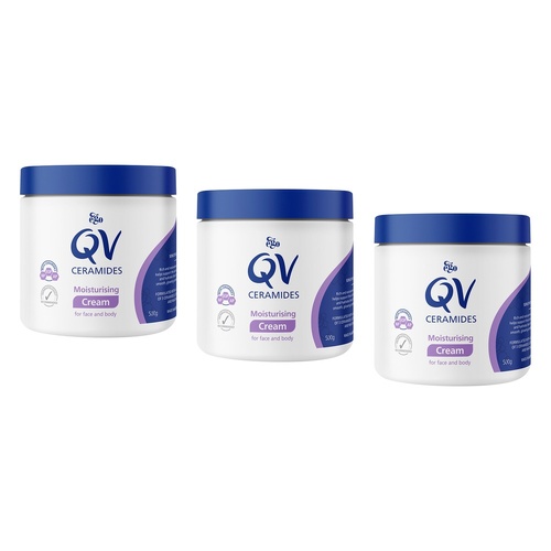 Ego Barrier Repair Ceramides Moisturising Cream 500g Pack of 3