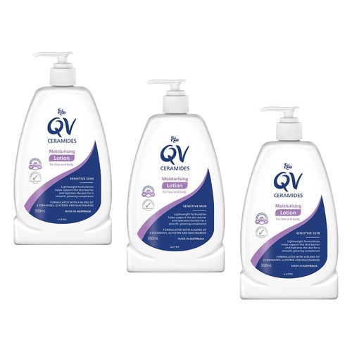 Ego Barrier Repair Ceramides Moisturising Lotion 350g Pack of 3