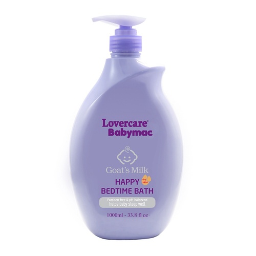Lovercare Babymac Goat's Milk Bedtime Bath 1L x 3