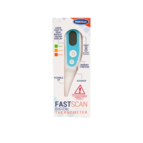 Medescan Fast Scan Thermometer x 10