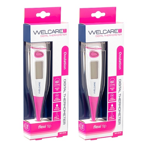 Welcare Digital Ovulation Thermometer Pack of 2