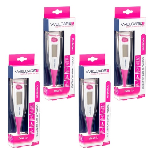 Welcare Digital Ovulation Thermometer Pack of 4