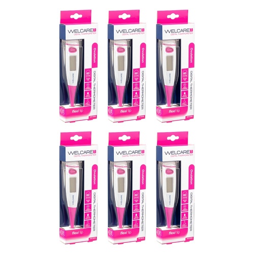 Welcare Digital Ovulation Thermometer Pack of 6