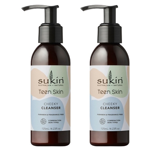 Sukin Teen Skin Cheeky Cleanser 125mL Pack of 2