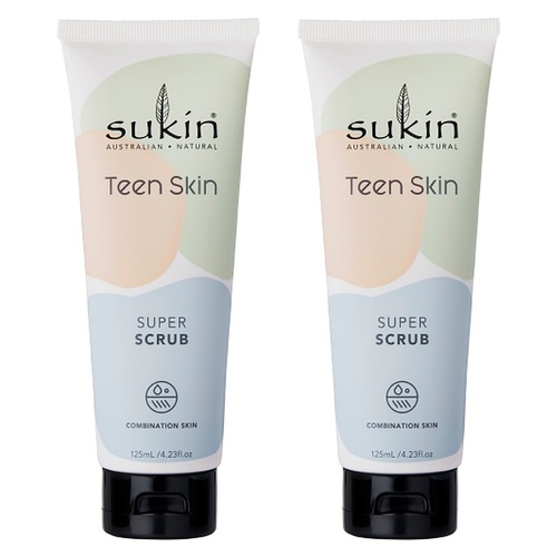 Sukin Teen Skin Super Scrub 125mL Pack of 2
