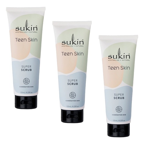 Sukin Teen Skin Super Scrub 125mL Pack of 3