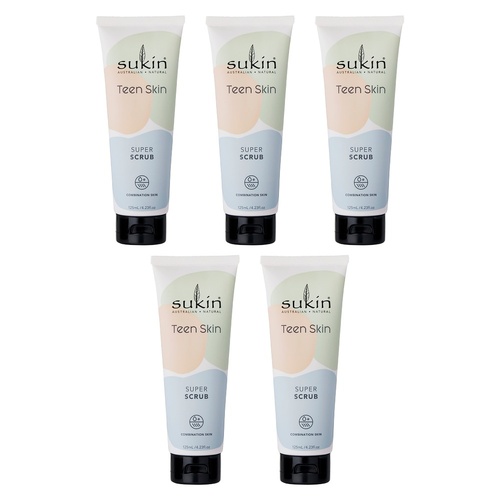 Sukin Teen Skin Super Scrub 125mL Pack of 5