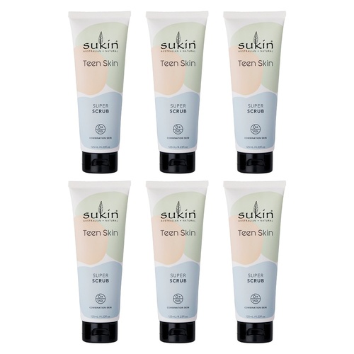 Sukin Teen Skin Super Scrub 125mL Pack of 6