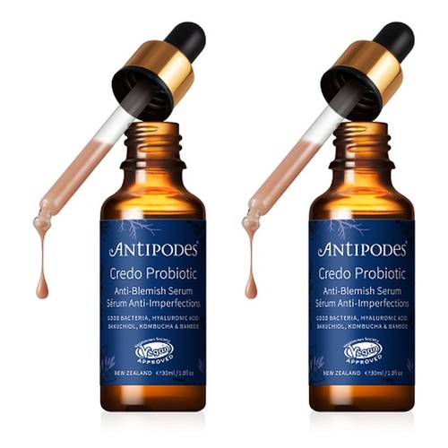 Antipodes Credo Probiotic Anti-Blemish Serum 30mL Pack of 2