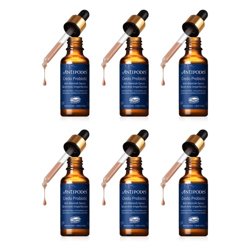 Antipodes Credo Probiotic Anti-Blemish Serum 30mL Pack of 6
