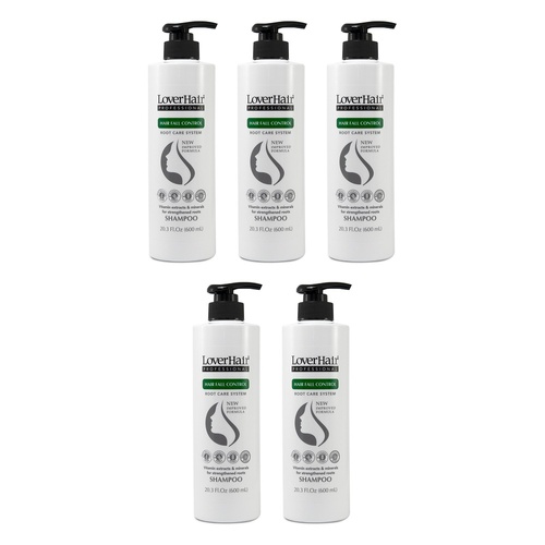 Lovercare Professional Hair Fall Control Shampoo 600mL Pack of 5