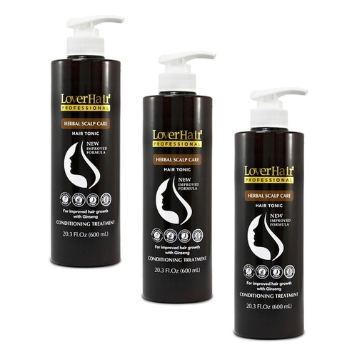 Lovercare Herbal Scalp Care Conditioner 600mL Pack of 3